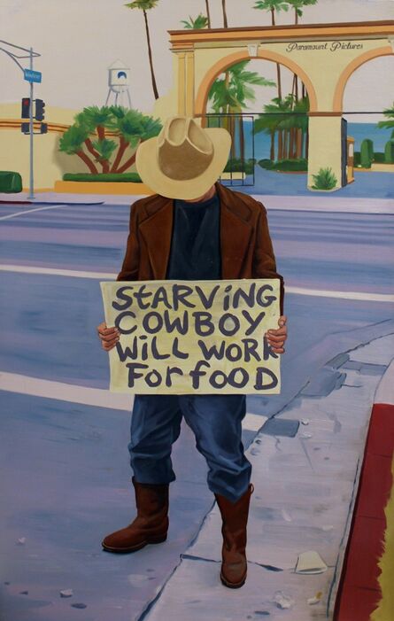 Gregg Gibbs, ‘Starving Cowboy Will Work for Food’, 2001