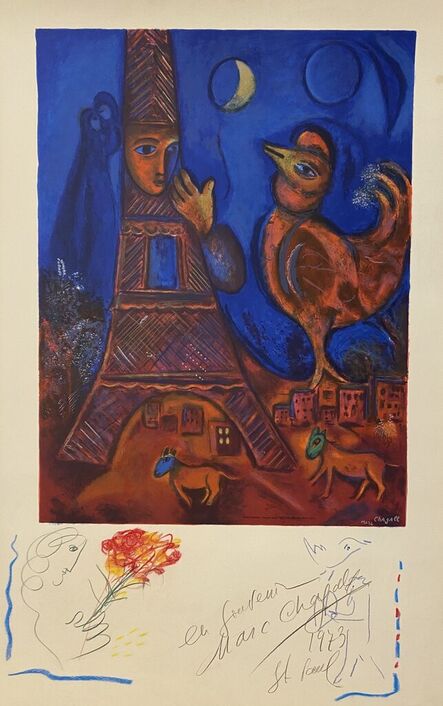 Marc Chagall, ‘Bonjour Paris (Good Morning Paris)’, 1973