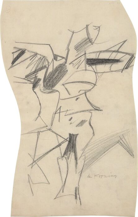 Willem de Kooning, ‘Study for a Woman’, 1953