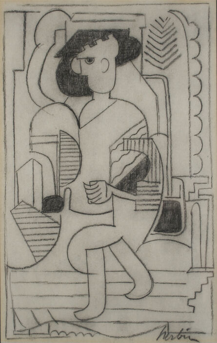 Auguste Herbin, ‘Homme’, 1928