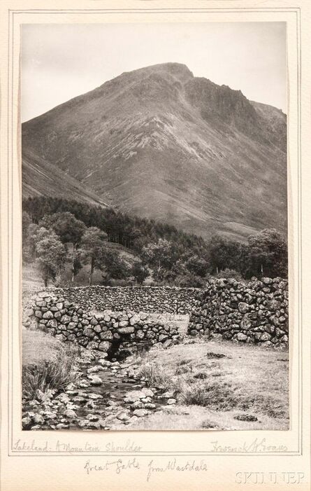 Frederick Henry Evans, ‘Lakeland: A Mountain Shoulder’, c. 1910