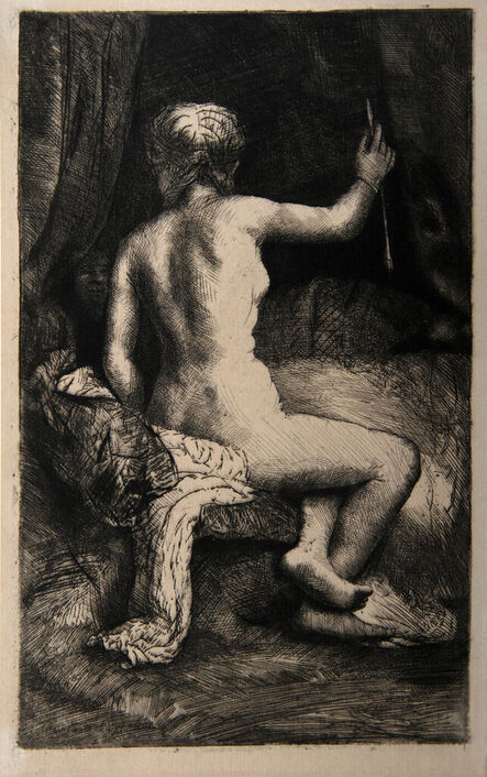 Rembrandt van Rijn, ‘La Femme a la Fleche (B202)’, 1878