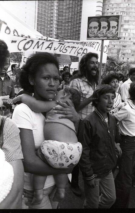 Rosa Gauditano, ‘Demonstration after killing of Santo Dias by the police, Sao Paulo’, 1980