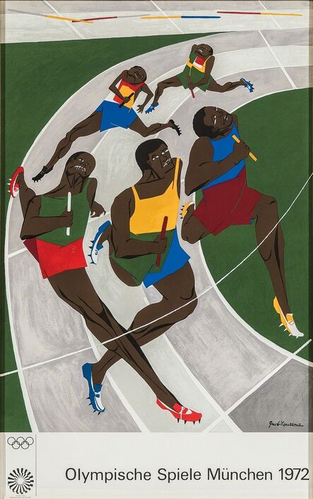 Jacob Lawrence, ‘Olympische Spiele München (The Runners)’, 1972
