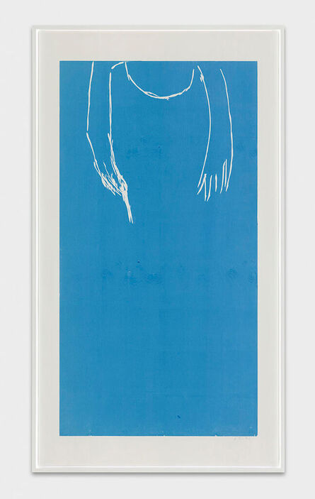 Andrea Büttner, ‘Erntender (bright orient blue)’, 2021