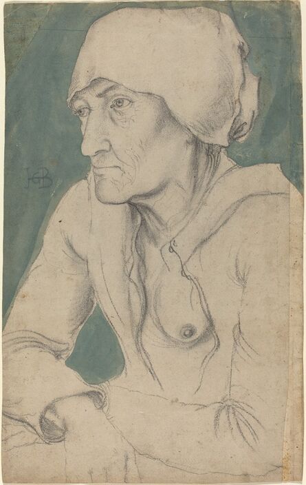 Hans Baldung, ‘Half-Figure of an Old Woman with a Cap’, ca. 1535