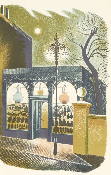 Eric Ravilious, ‘'PHARMACEUTICAL CHEMIST'’, c.1938