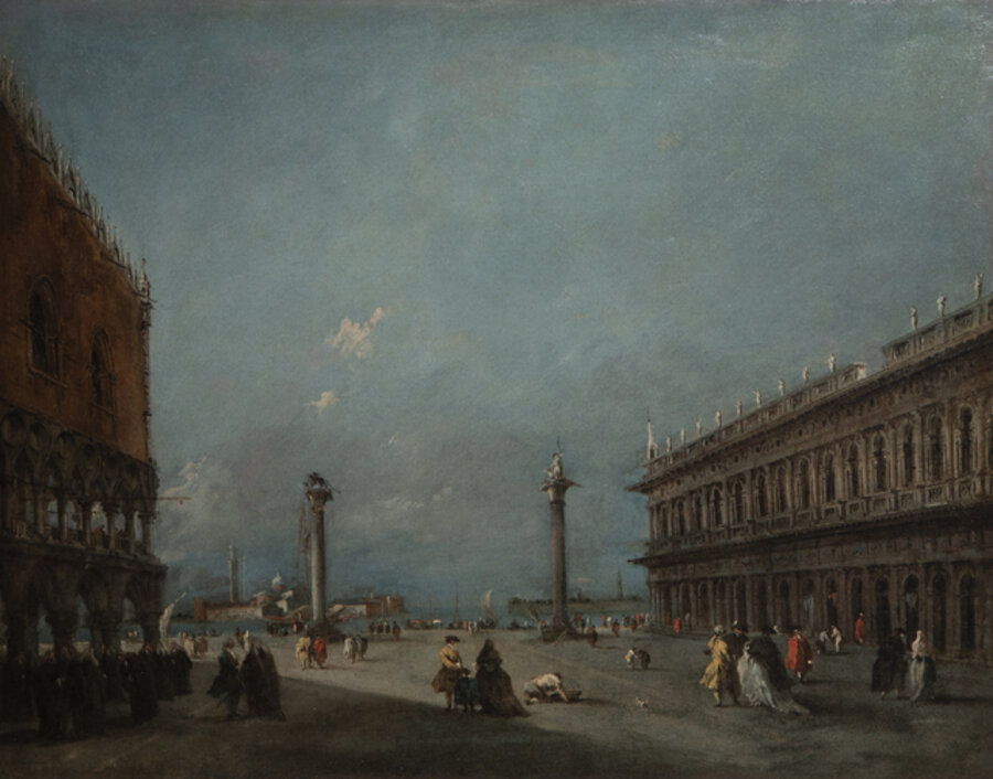 A View of the Piazzetta looking towards the Bacino & S. Giorgio Island