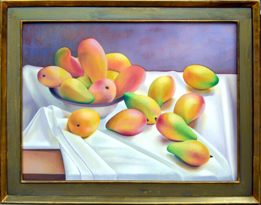 Mid Century Naturaleza Muerta Con Mangoes (Still Life w. Mangoes) by Dosamantes