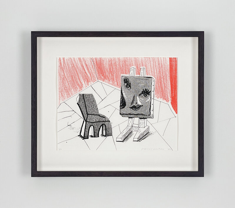 David Hockney, ‘Celia with Chair, March 1986’, 1986, Print, Home made print on 120g Arches rag paper executed on an office colour copy machine, ARCHEUS/POST-MODERN