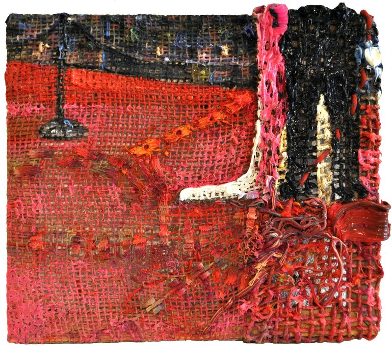 Fabian Marcaccio, ‘Red Carpet’, 2013, Mixed Media, Galería Joan Prats