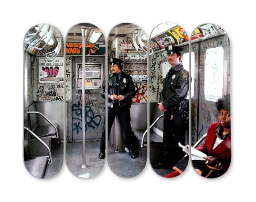Cops on Subway (1981) (Hand-Signed)
