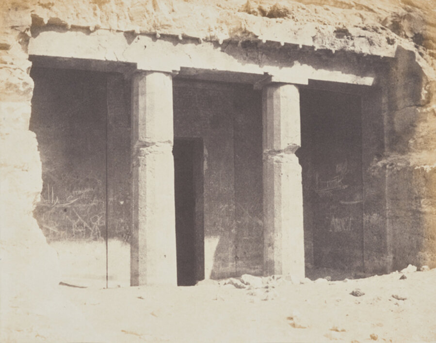 Rock-cut Architecture -- Tomb of Khnumhotep, Beni-Hasan