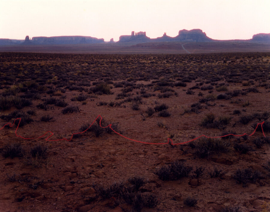 Monument Valley with Red String, Monument Valley, Utah
