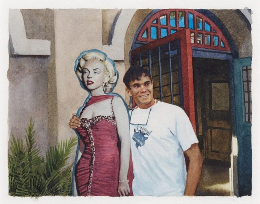 Untitled (Nick with Marilyn)