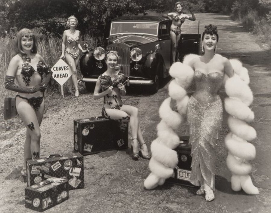 Gypsy Rose Lee and Troupe