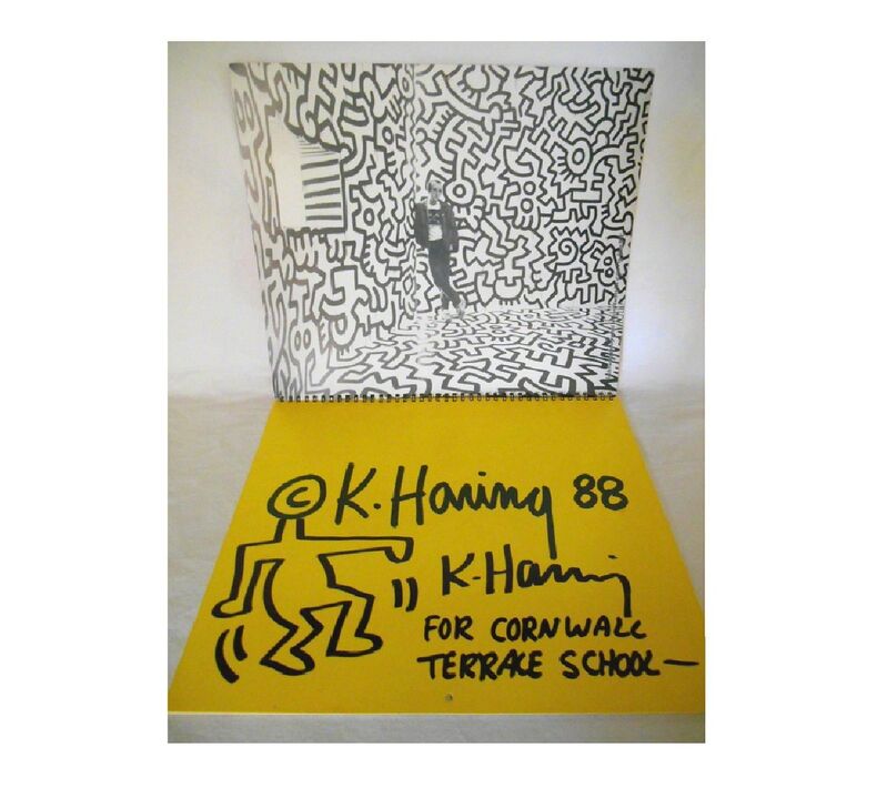 Keith Haring, ‘2-ITEMS, 1988 SIGNED/ DRAWING CALENDAR’, 1988, Mixed Media, Calendar, VINCE fine arts/ephemera