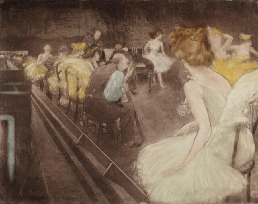 La répétition de ballet