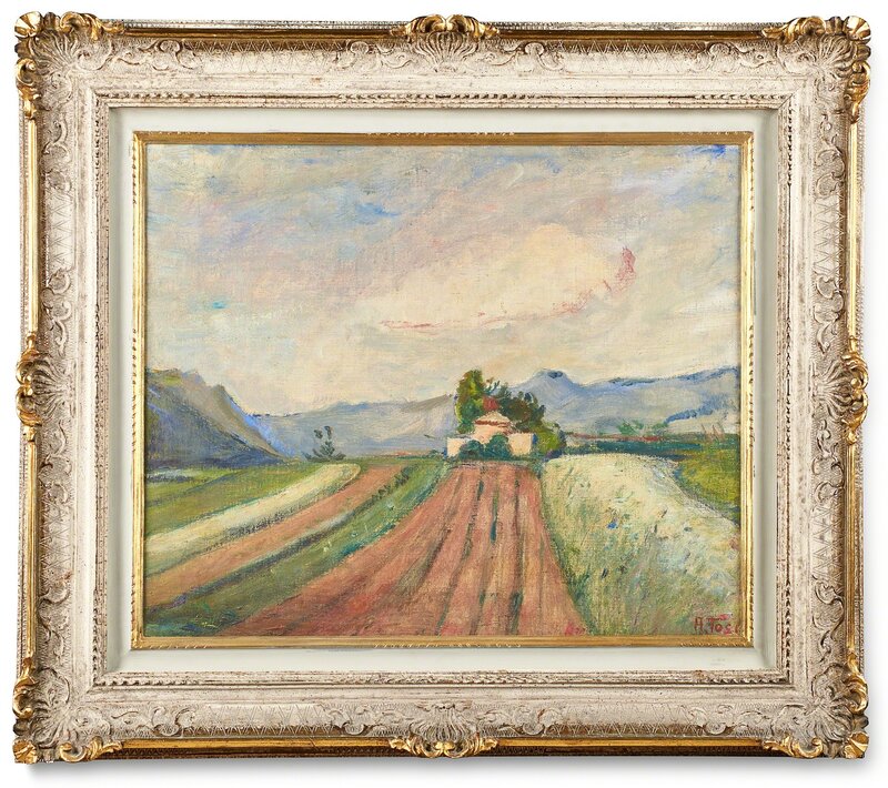 Arturo Tosi, ‘Untitled (Landscape)’, Painting, Oil on canvas (framed), Rago/Wright/LAMA/Toomey & Co.