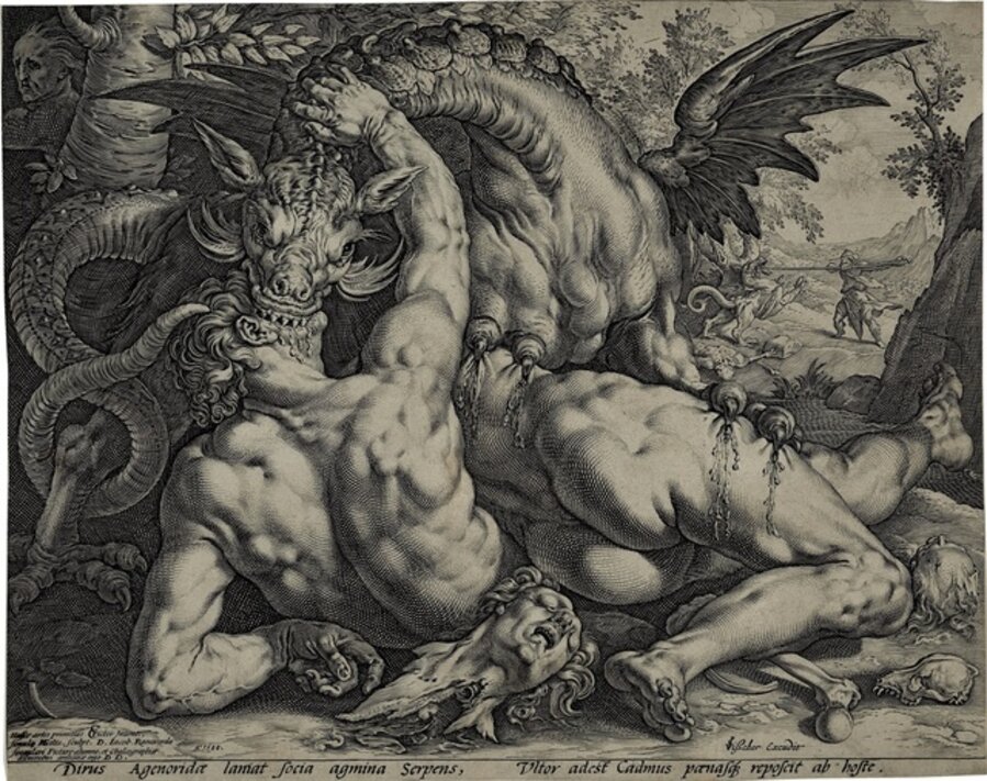 The Dragon Devouring the Companions of Cadmus