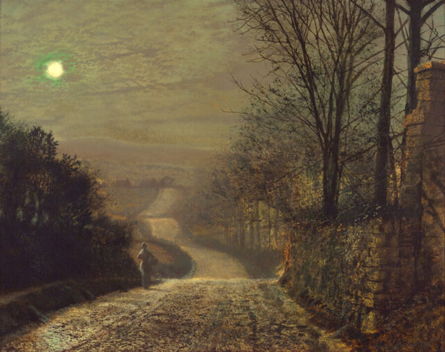 A Figure in the Moonlight
