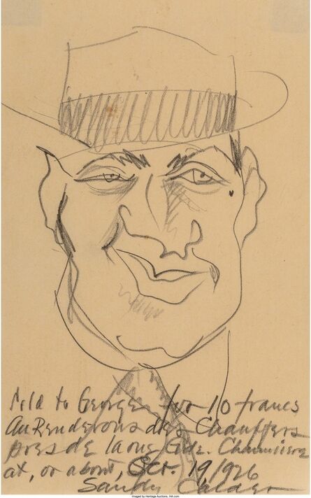 Alexander Calder, ‘Portrait of George Seldes’, 1926