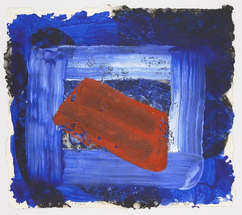 Howard Hodgkin, ‘Norwich’, 1999, Print, Lift-ground etching, aquatint and carborundum with hand-colouring on hand-made 270gsm Two Rives Somerset wove, Roseberys