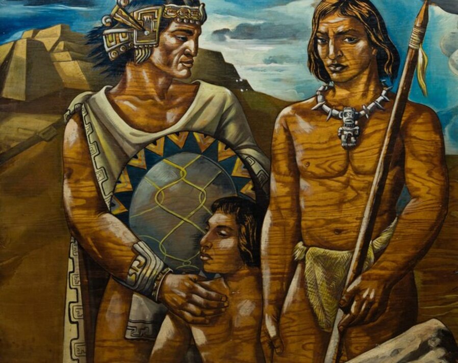 El Descubrimiento de America (Triptych)