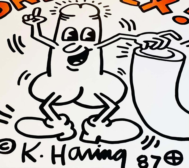 Keith Haring, ‘Keith Haring Safe Sex! 1987’, 1987, Posters, Offset lithograph, Lot 180 Gallery