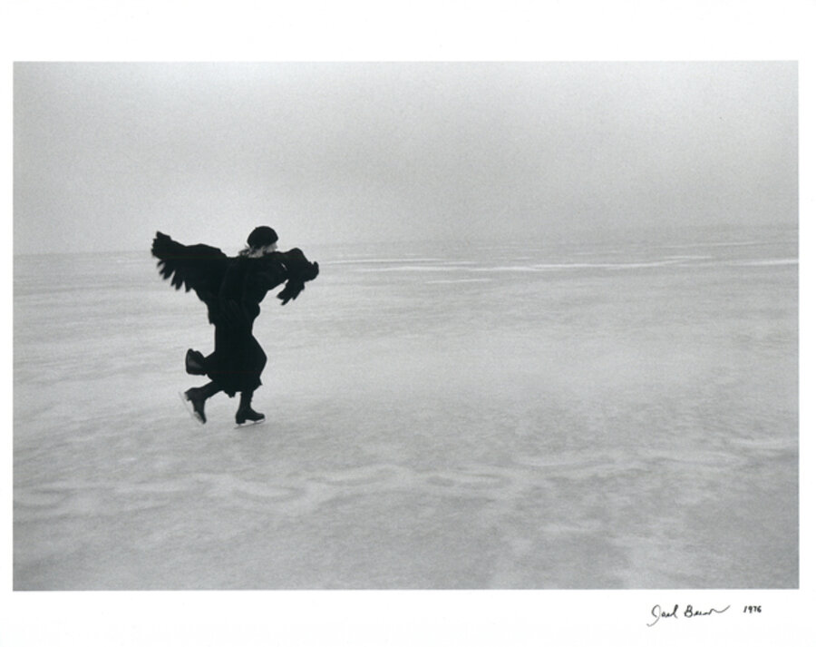 Joni Mitchell Skating on Lake Mendota, Madison, WI, March 1976