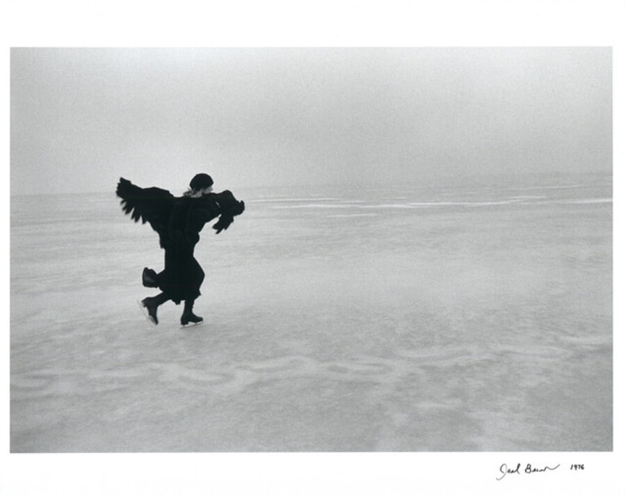 Joni Mitchell Skating on Lake Mendota, Madison, WI, March 1976