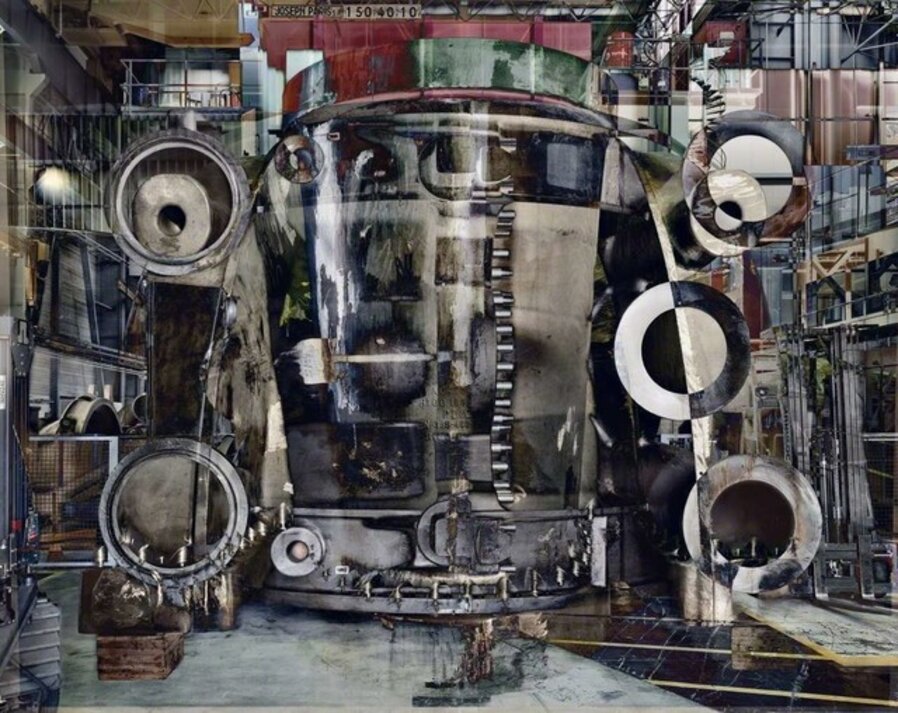 Photo n° 2 Halle Power, from the series Melting Power (Usine Alstom – Belfort)