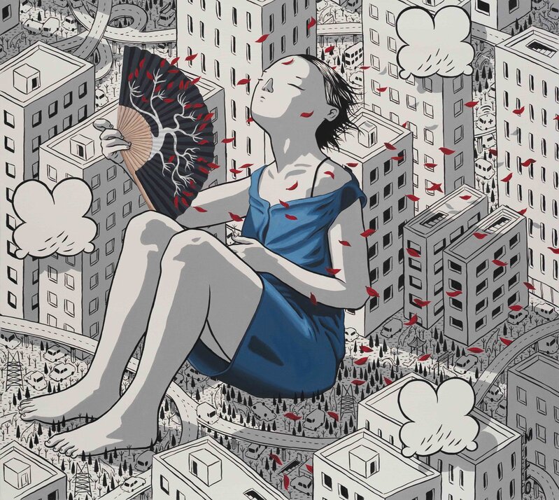 Millo, ‘Still Image’, 2019, Painting, Acrylic on canvas, Dorothy Circus Gallery