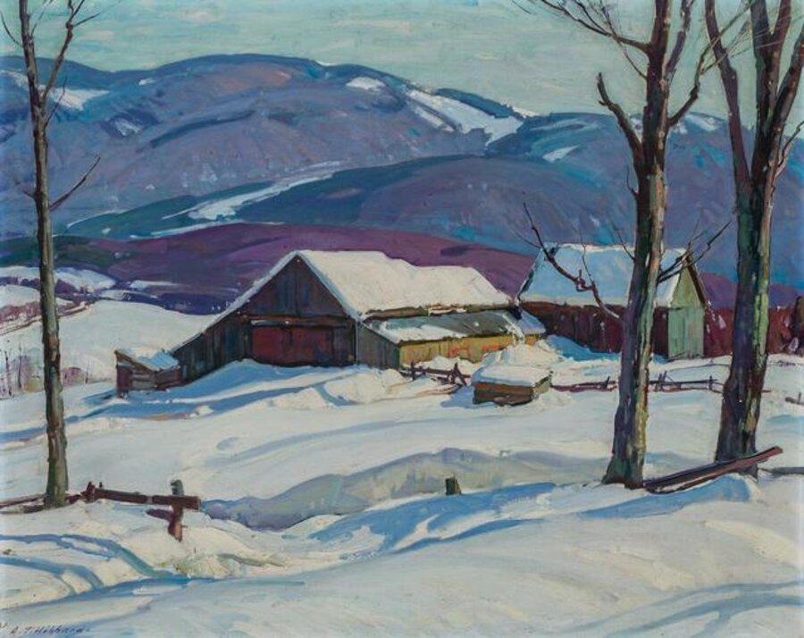 Vermont Farm in Winter