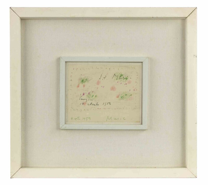 Zoran Mušič, ‘Venice ’, 1959, Drawing, Collage or other Work on Paper, Original Pastel Drawing, Wallector