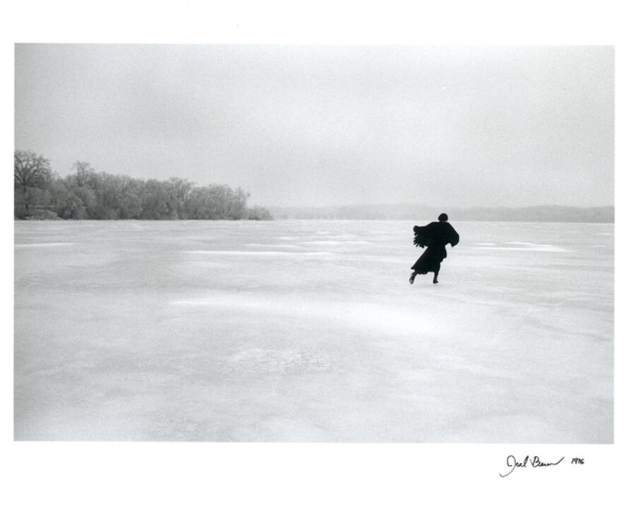 Joni Mitchell Skating on Lake Mendota, Madison, WI, March 1976