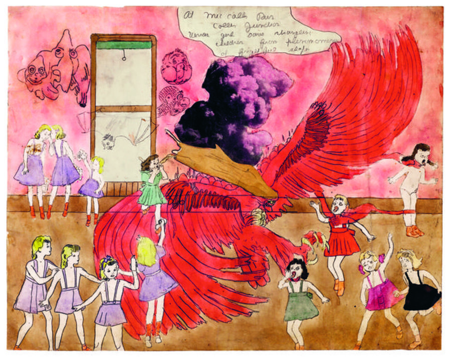 At McCalls Run Coller Junction Vivian girl saves strangling children from phenomenon of frightful shape