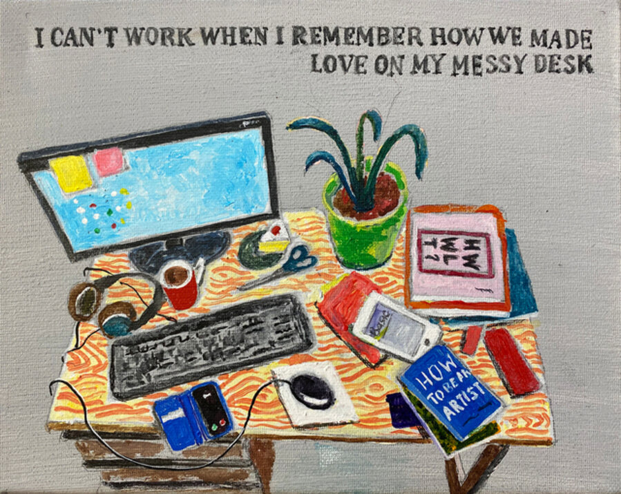 Messy desk