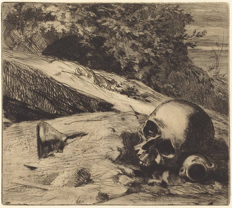 Jules-Ferdinand Jacquemart, ‘Earth’, 1863, Print, Etching and drypoint on cream laid paper, National Gallery of Art, Washington, D.C.