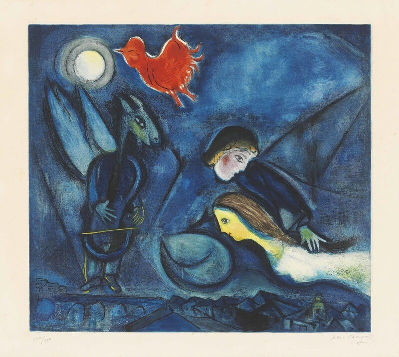 Marc Chagall, ‘Aleko’, circa 1955, Print, Etching and aquatint in colours on BFK Rives wove paper, Christie's