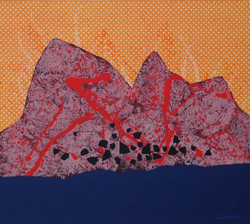 LUKSA PEKO, ‘Rocks of Flame’, 2013, Painting, Acryl on canvas, Museum of Modern Art Dubrovnik
