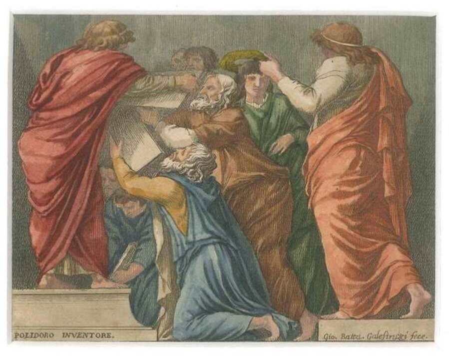 Lycurgus and Numa Pompilius Giving the Laws to the Romans