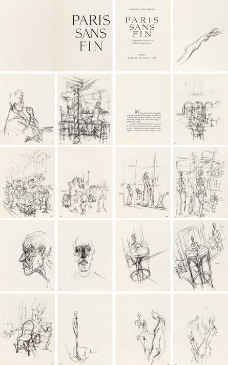Alberto Giacometti, ‘Paris sans Fin (a set of 150) 無盡的巴黎’, 1969