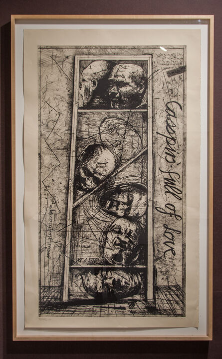 William Kentridge, ‘Early Prints And Drawing Casspirs Full Of Love’, 1989