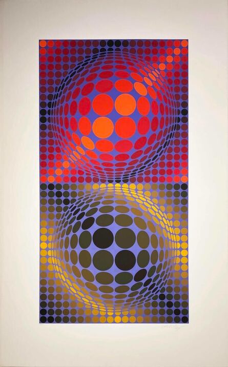 Victor Vasarely, ‘Album Meta: Seven Plates 4’, 1976