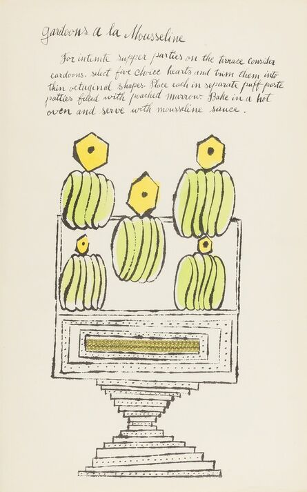 Andy Warhol, ‘Gardoons à la Mousseline (from Wild Raspberries) (see Feldman & Schellmann IV.140.A)’, 1959