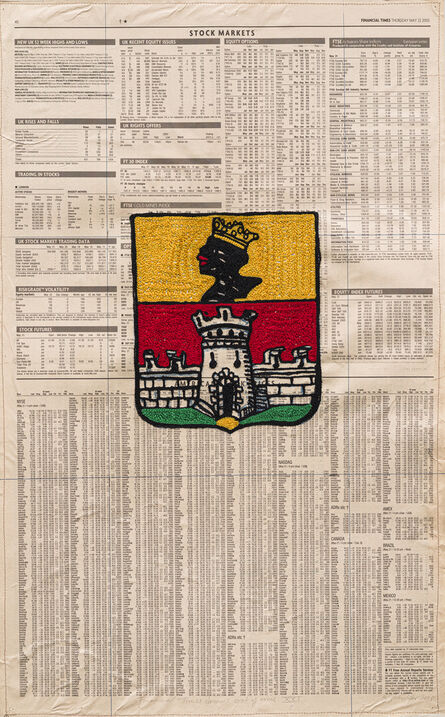 Godfried Donkor, ‘Financial Times dreams coat of arms XXI’, 2015