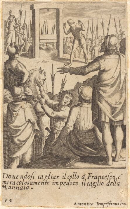 Jacques Callot after Antonio Tempesta, ‘Francesco’, 1619