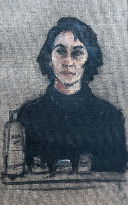 Olga Kundina, ‘Self Portrait in Black’, 2024