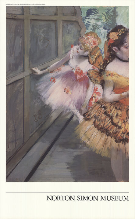 Edgar Degas, ‘Dancers in the Wings’, 1950